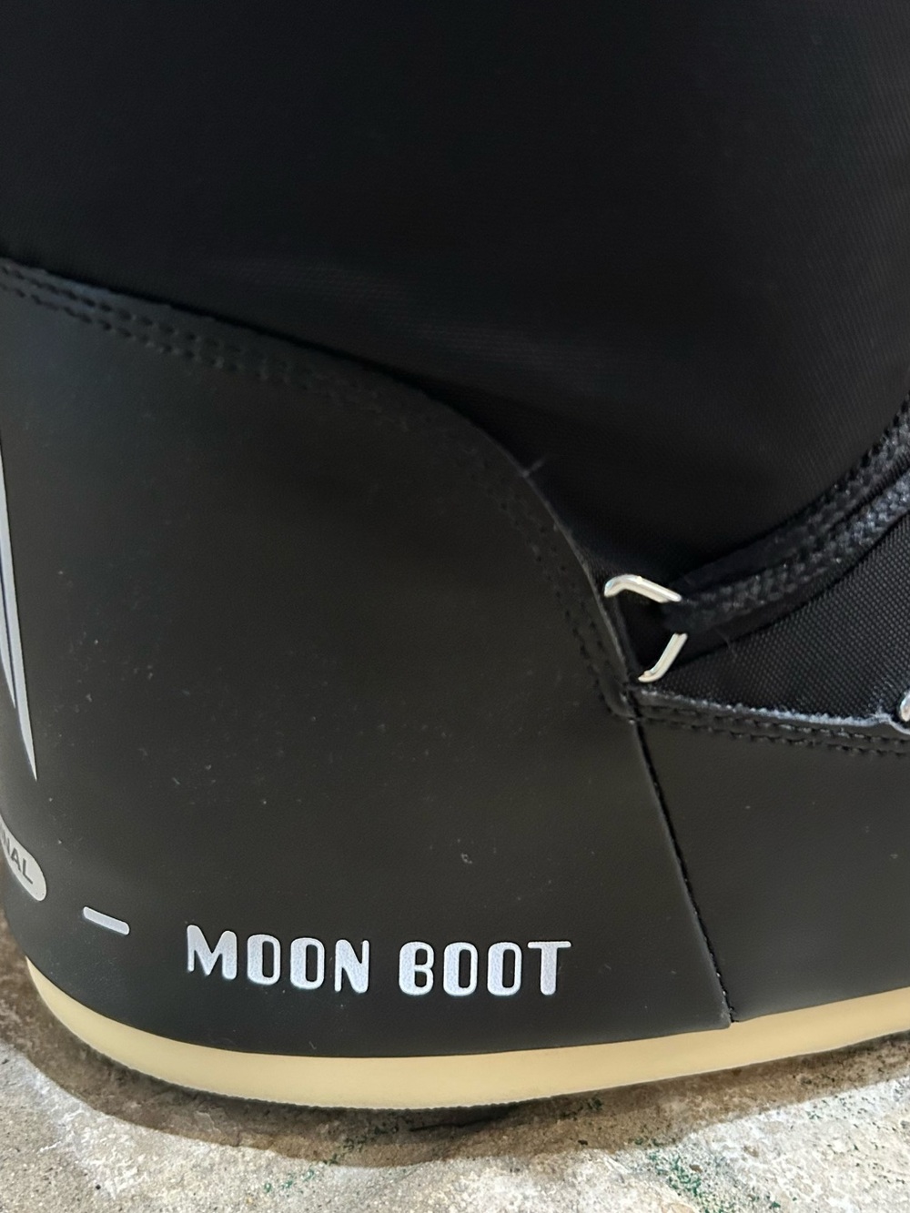 Moon Boot Black and White Winter Snow Boots - Picture 2 of 5